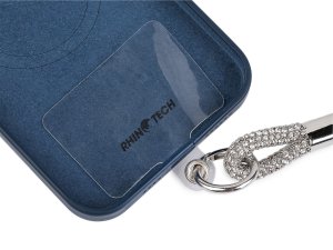 Kamínkový přívěsek / poutko na mobilní telefon, klíče s plastovou vložkou