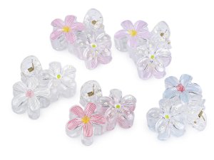 Skřipec do vlasů květy