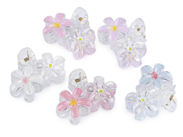 Skřipec do vlasů květy