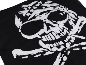 Bavlněný šátek lebka 70x70 cm