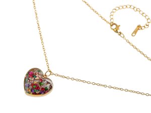 Náhrdelník z nerezové oceli srdce