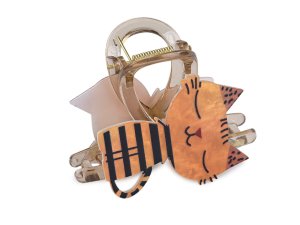 Skřipec do vlasů kočka