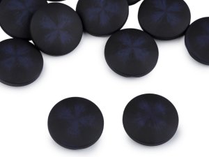 Knoflík kabátový, sakový - sametový efekt velikost 34", 40", 48"