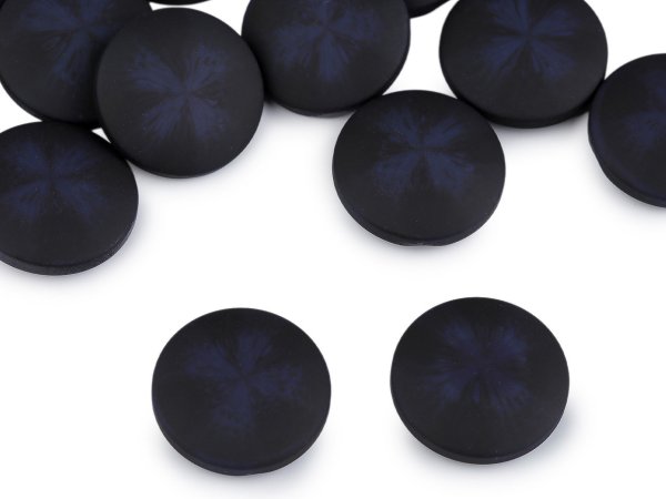 Knoflík kabátový, sakový - sametový efekt velikost 34", 40", 48"