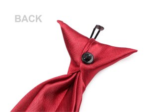 Saténová kravata s klipem dětská, bez vázání