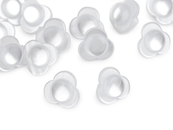 Knoflík květ perleťový velikost 22"