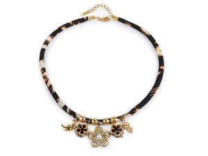 Náhrdelník s květy z nerezové oceli