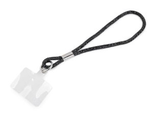 Kamínkový přívěsek / poutko na mobilní telefon, klíče s plastovou vložkou