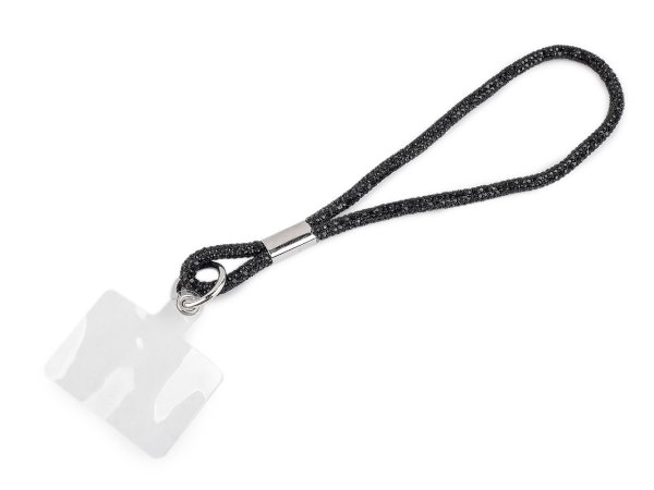 Kamínkový přívěsek / poutko na mobilní telefon, klíče s plastovou vložkou