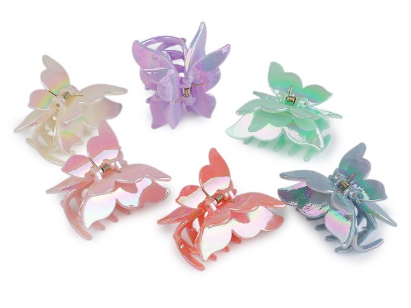 Skřipec do vlasů motýl