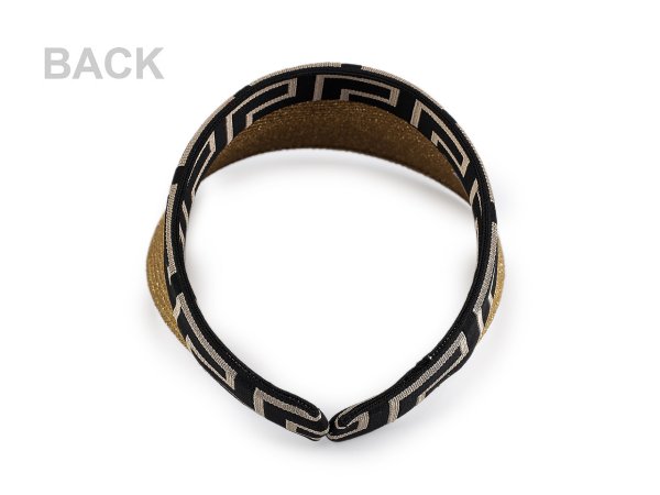 Dámský letní kšilt pružný, metalický