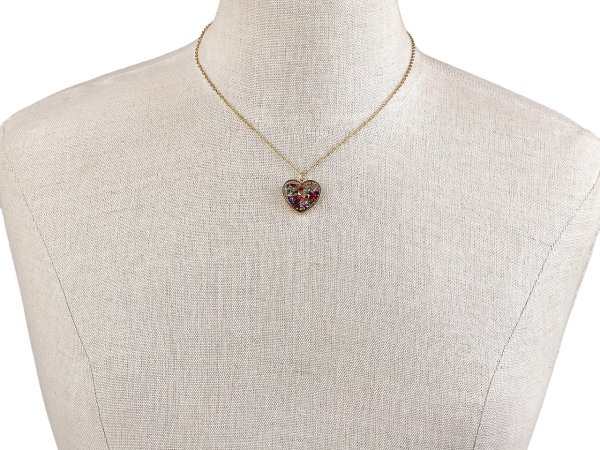 Náhrdelník z nerezové oceli srdce