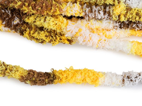 Jumbo mikroplyšové drátky na tvoření / výrobu zvířátek melír Ø20 mm délka 100 cm