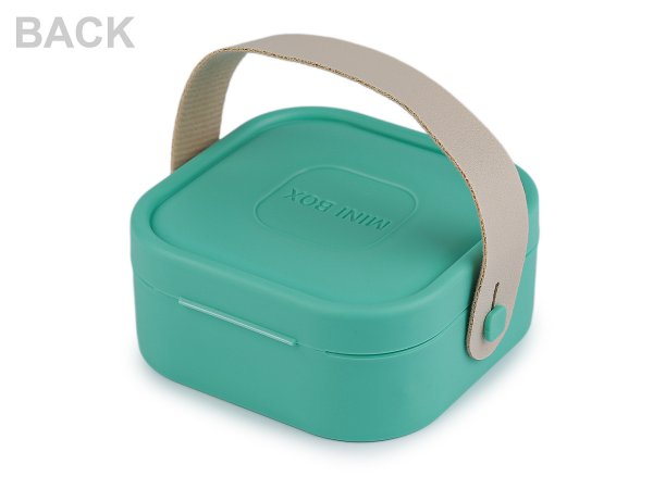 Malá šperkovnice plastová, cestovní 4x9x9 cm