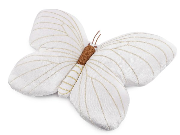 Dekorační polštář motýl 45x32 cm