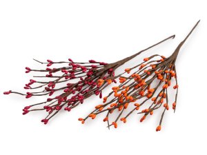 Umělá větvička s pupeny na drátku tvarovatelná