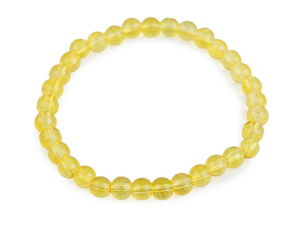 Náramek pružný ze skleněných korálků