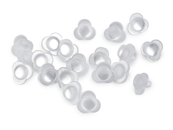 Knoflík květ perleťový velikost 22"