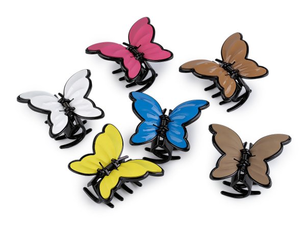 Skřipec do vlasů motýl