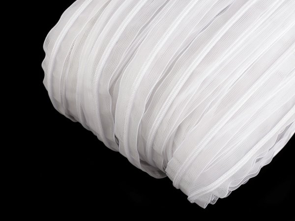 Zip spirálový skrytý No 3 transparentní metráž, na povlečení a šaty