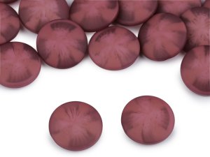 Knoflík kabátový, sakový - sametový efekt velikost 34", 40", 48"