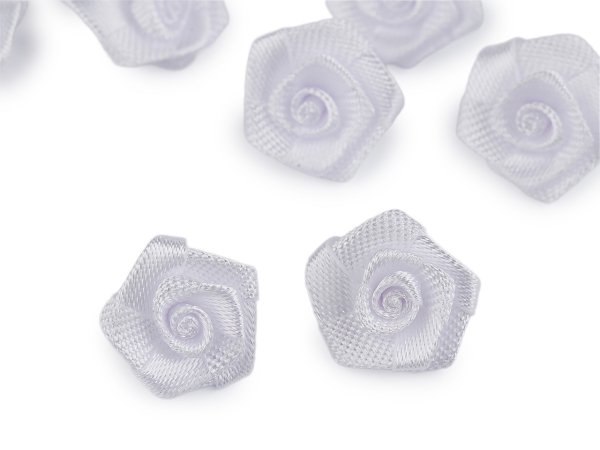 Saténová růže Ø15 mm