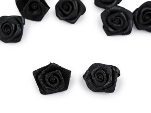 Saténová růže Ø15 mm