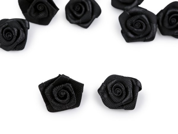 Saténová růže Ø15 mm