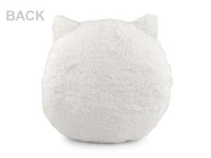 Dekorační polštář plyšový kočka Ø35 cm