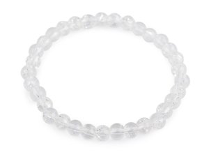 Náramek pružný ze skleněných korálků