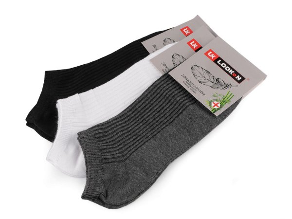 Pánské bavlněné ponožky kotníkové s přídavkem bambusu