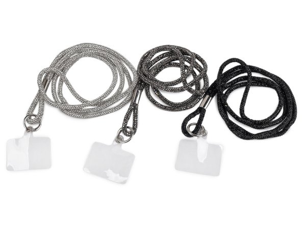 Kamínková šňůra na mobilní telefon s plastovou vložkou