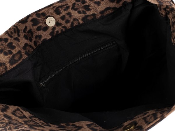 Kabelka velká / taška zvířecí vzor 48x37 cm