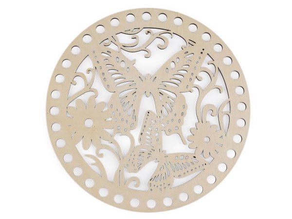 Víko na pletení / háčkování košíků Ø18 cm