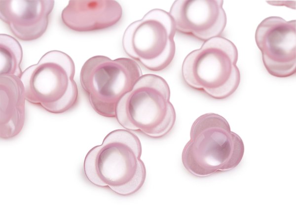 Knoflík květ perleťový velikost 22"