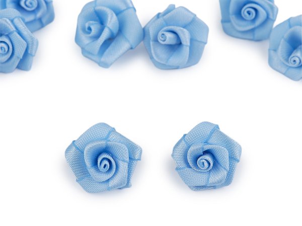 Saténová růže Ø15 mm