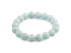 Náramek z minerálních, syntetických a skleněných korálků