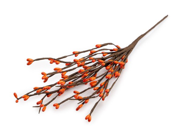 Umělá větvička s pupeny na drátku tvarovatelná