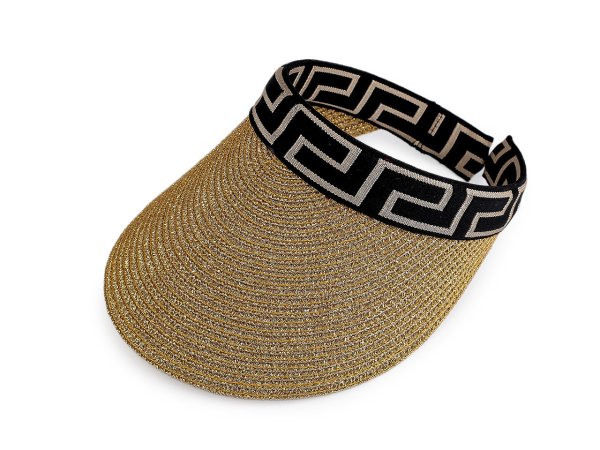 Dámský letní kšilt pružný, metalický