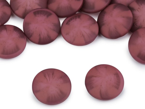 Knoflík kabátový, sakový - sametový efekt velikost 34", 40", 48"