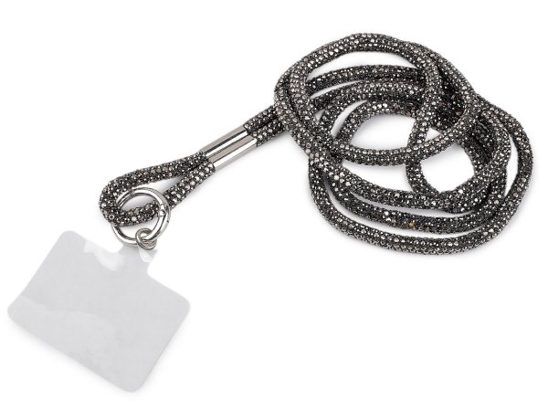 Kamínková šňůra na mobilní telefon s plastovou vložkou