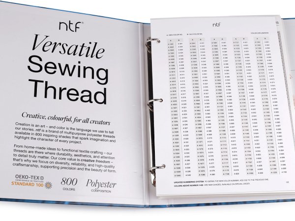 Barevnice na nitě návin 5000 yards  PES 40/2