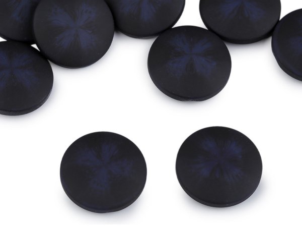 Knoflík kabátový, sakový - sametový efekt velikost 34", 40", 48"