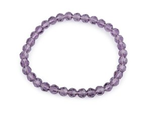 Náramek pružný z broušených korálků