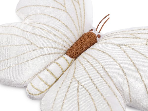 Dekorační polštář motýl 45x32 cm