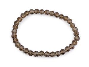 Náramek pružný z broušených korálků