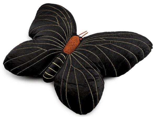 Dekorační polštář motýl 45x32 cm