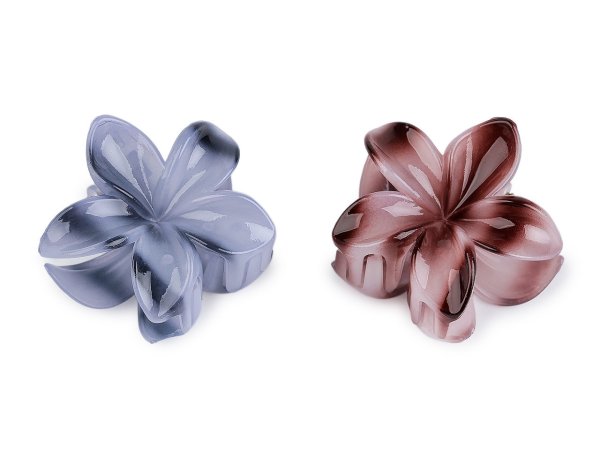 Skřipec do vlasů květ sada 2 ks