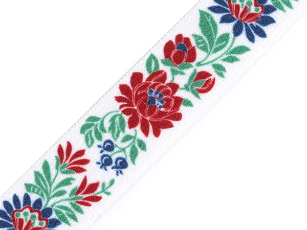 Pruženka folklor šíře 25 mm