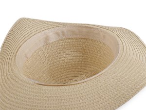 Letní klobouk / slamák unisex k dozdobení